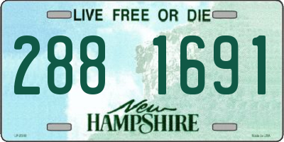 NH license plate 2881691