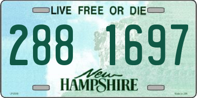 NH license plate 2881697