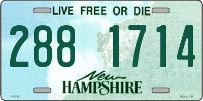 NH license plate 2881714