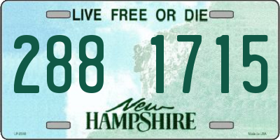 NH license plate 2881715