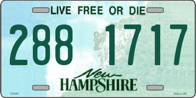 NH license plate 2881717