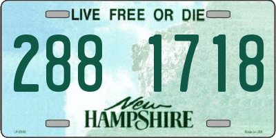NH license plate 2881718