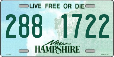 NH license plate 2881722