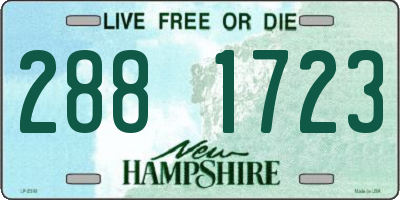 NH license plate 2881723