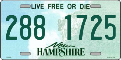 NH license plate 2881725