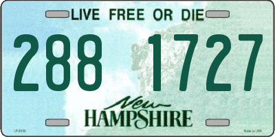 NH license plate 2881727