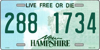 NH license plate 2881734