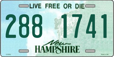 NH license plate 2881741