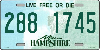 NH license plate 2881745