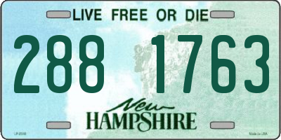 NH license plate 2881763