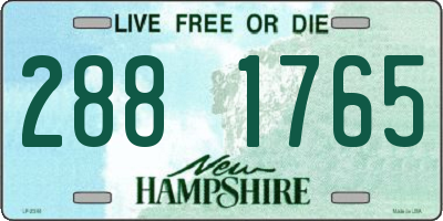 NH license plate 2881765