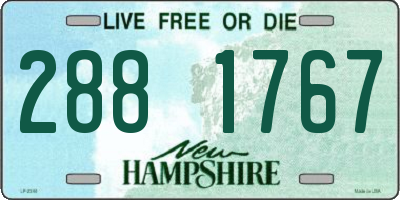 NH license plate 2881767