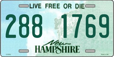 NH license plate 2881769