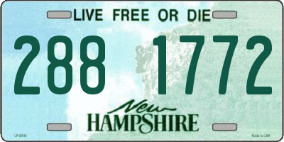 NH license plate 2881772