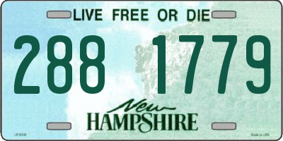NH license plate 2881779
