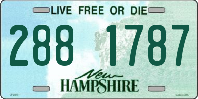 NH license plate 2881787