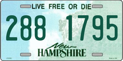 NH license plate 2881795