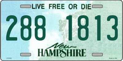 NH license plate 2881813