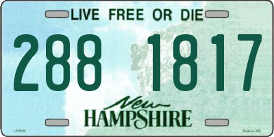 NH license plate 2881817