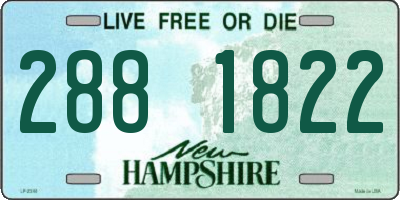 NH license plate 2881822