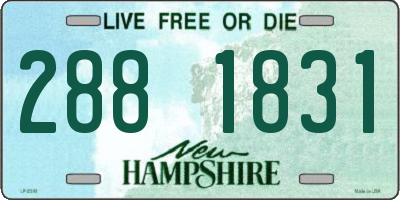 NH license plate 2881831