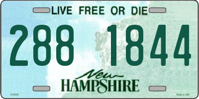 NH license plate 2881844