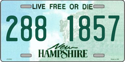 NH license plate 2881857