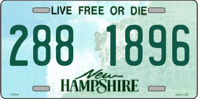 NH license plate 2881896