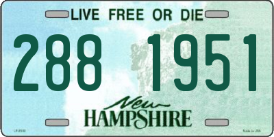 NH license plate 2881951