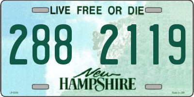 NH license plate 2882119