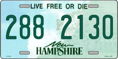 NH license plate 2882130
