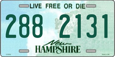 NH license plate 2882131
