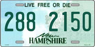 NH license plate 2882150