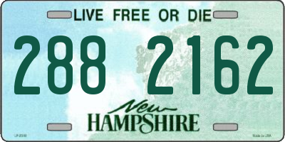 NH license plate 2882162