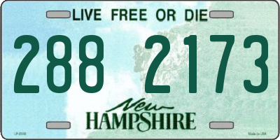 NH license plate 2882173