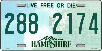 NH license plate 2882174