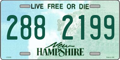 NH license plate 2882199