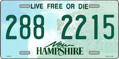 NH license plate 2882215