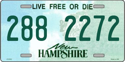NH license plate 2882272