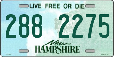 NH license plate 2882275