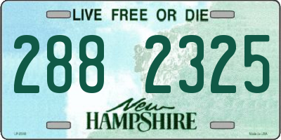 NH license plate 2882325