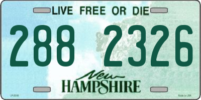 NH license plate 2882326