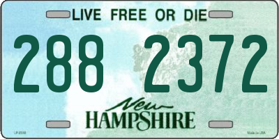 NH license plate 2882372