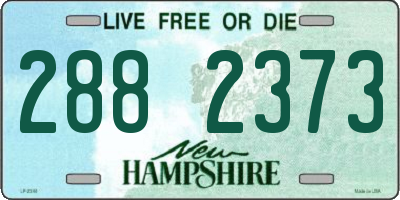 NH license plate 2882373