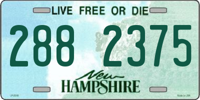 NH license plate 2882375