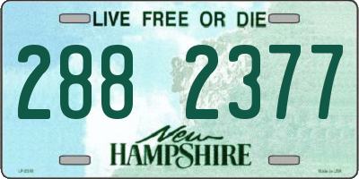NH license plate 2882377