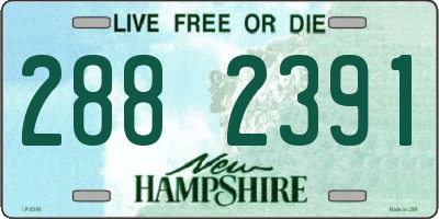 NH license plate 2882391