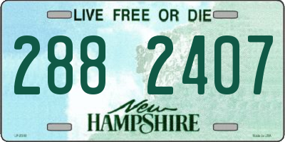 NH license plate 2882407