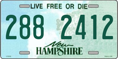 NH license plate 2882412