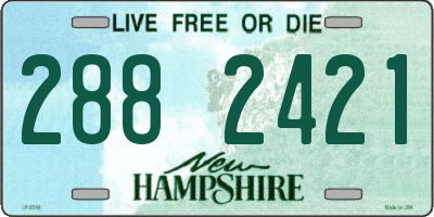 NH license plate 2882421